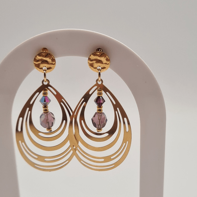 Liya doré (Boucles d'oreilles)