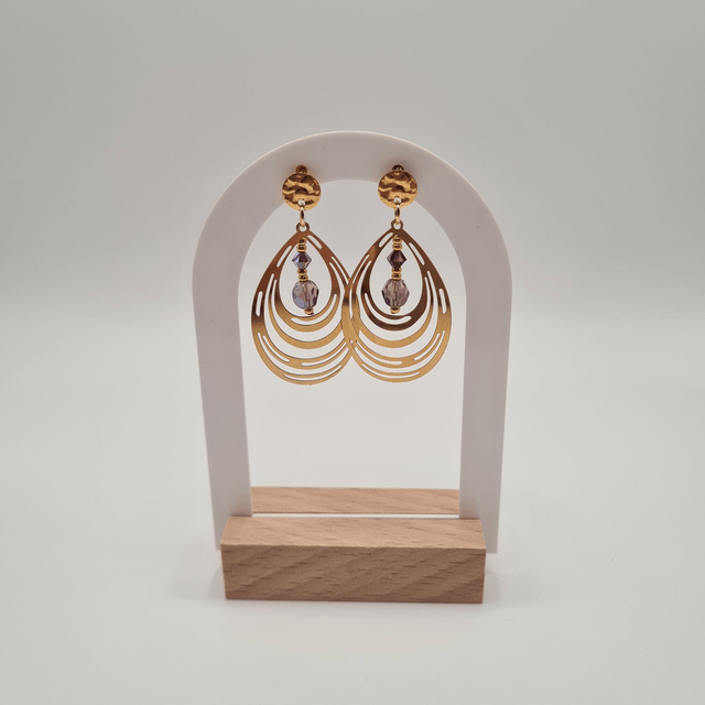Liya doré (Boucles d'oreilles)