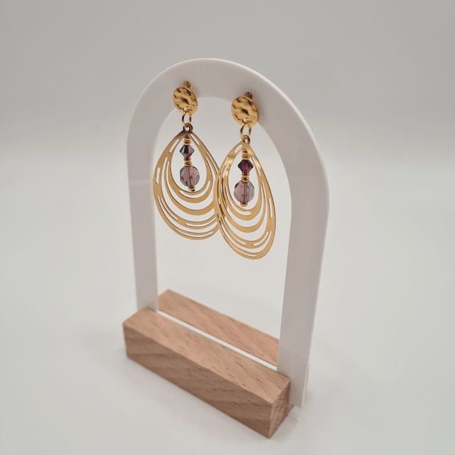 Liya doré (Boucles d'oreilles)