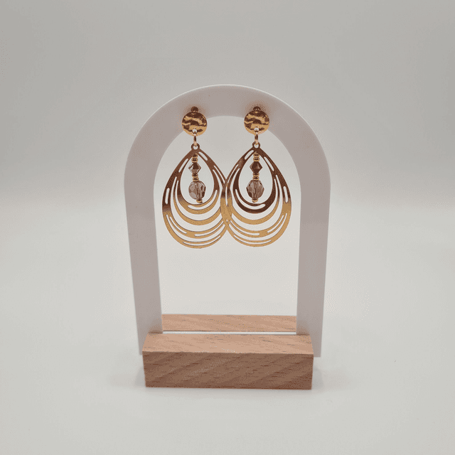 Liya doré (Boucles d&#039;oreilles)