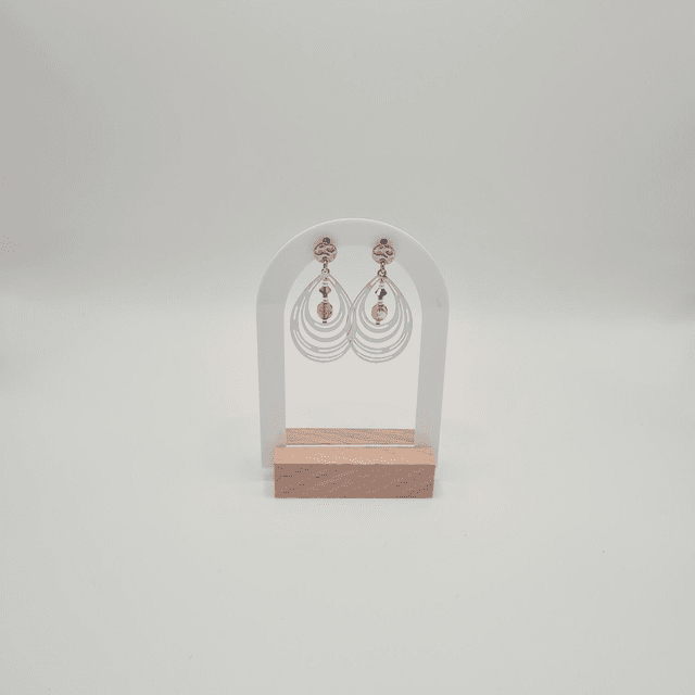Liya argenté (Boucles d&#039;oreilles)